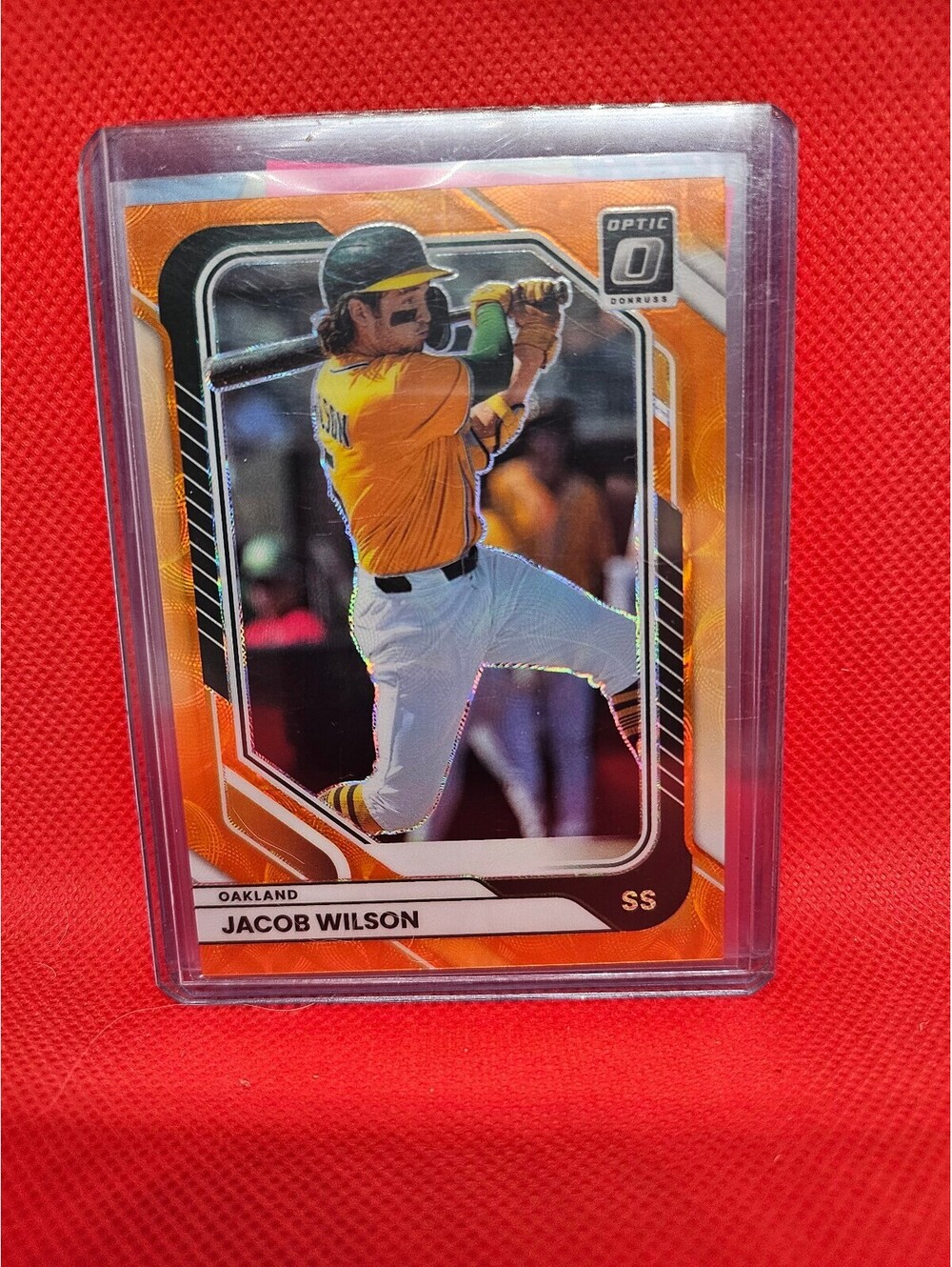 Jacob Wilson [Orange Scope Optic insert No./79 ] #76 - 2025 Panini Donruss